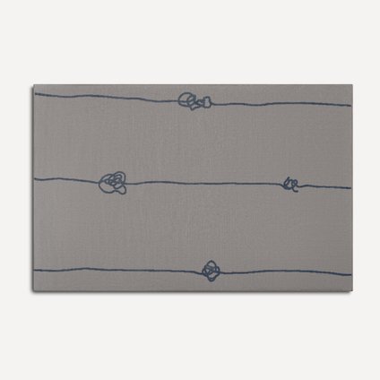 Ковер Я не молчалив Grey 160x230