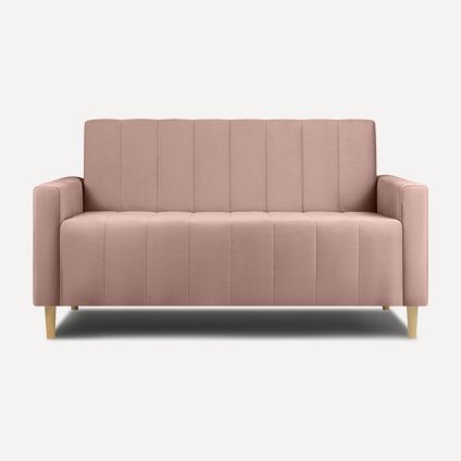 Диван прямой Маре-Мини 140 Velvet Pink