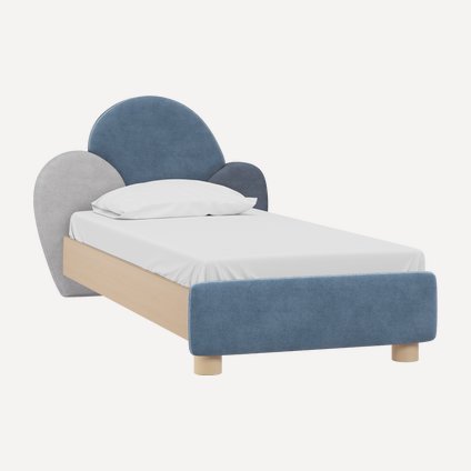 Кровать Терри 90 Bucle Blue