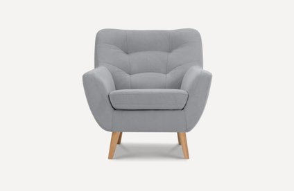 Кресло Витио Velvet Silver распродажа