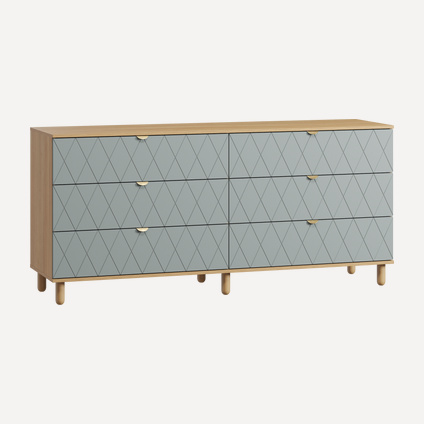 Комод Теджонс 185x85 Ромб Мятный