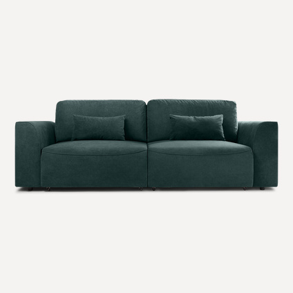 Диван прямой Кайрон Velvet Emerald