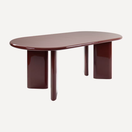 Кухонный стол Алмонт Glossy Red