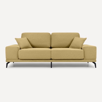 Диван прямой Рон Textile Yellow