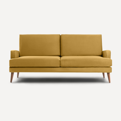 Диван прямой Хевит Barhat Yellow