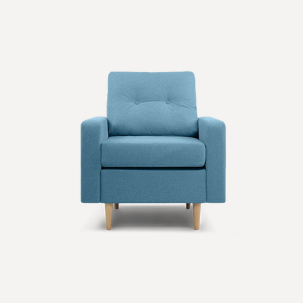 Кресло Динс Textile Blue