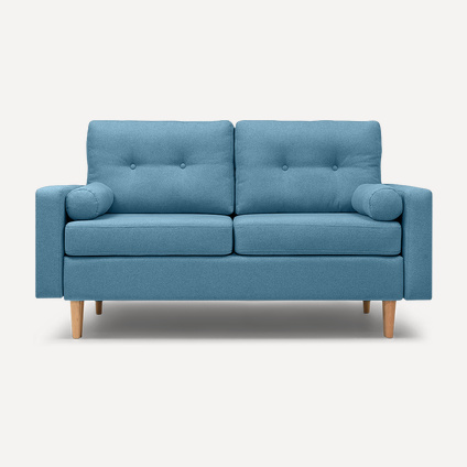 Модульный диван еврокнижка Динс Textile Blue