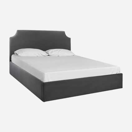 Кровать Адона 140 Barhat Grey