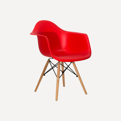 Стул Шэлл Red