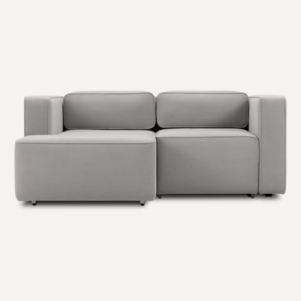 Диван угловой Аронт Мини Velvet Smoke