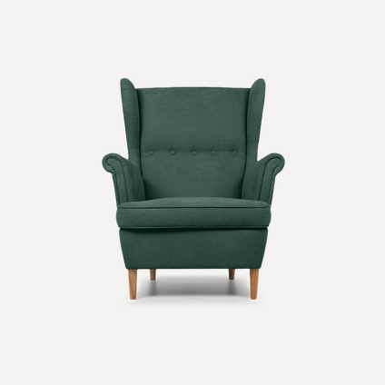 Кресло Дженкс Велюр Изумрудный