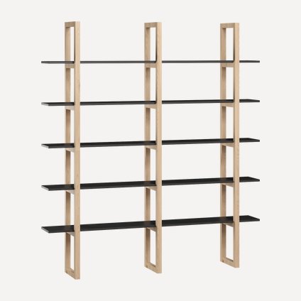 Стеллаж Роквуд 176x196 Черный