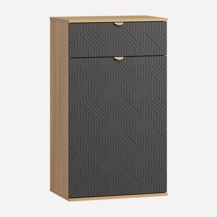 Обувница Монблан 63x110 Косы Графитовый