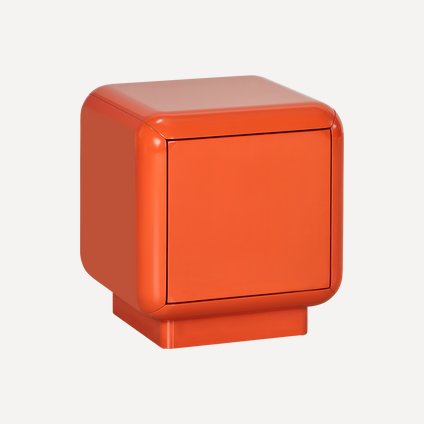 Тумба прикроватная Венда 1-45x49 Оранжевый Глянец