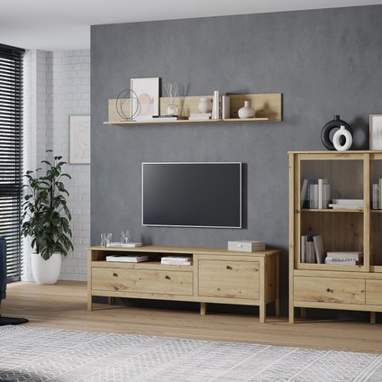 Модульная гостиная Хельга-2 Дуб Артизан