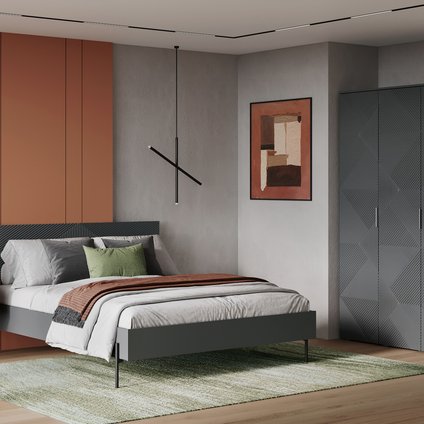 Спальня модульная Шелтон-2 Grafit