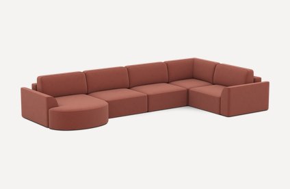 Диван модульный Спейс-М 5 Velvet Terra