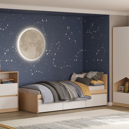 Модульная детская Пенни-3 Plywood White