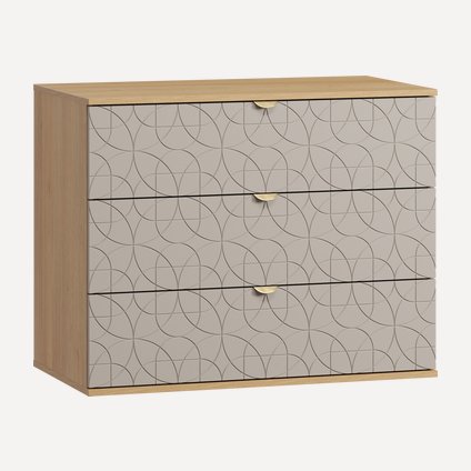 Комод Монблан-3 Lunge Santiago Oak