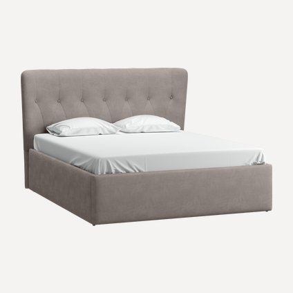 Кровать Лорн 140 Velvet Mushroom