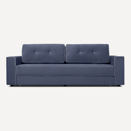 Диван прямой Менли Velvet Navy Blue