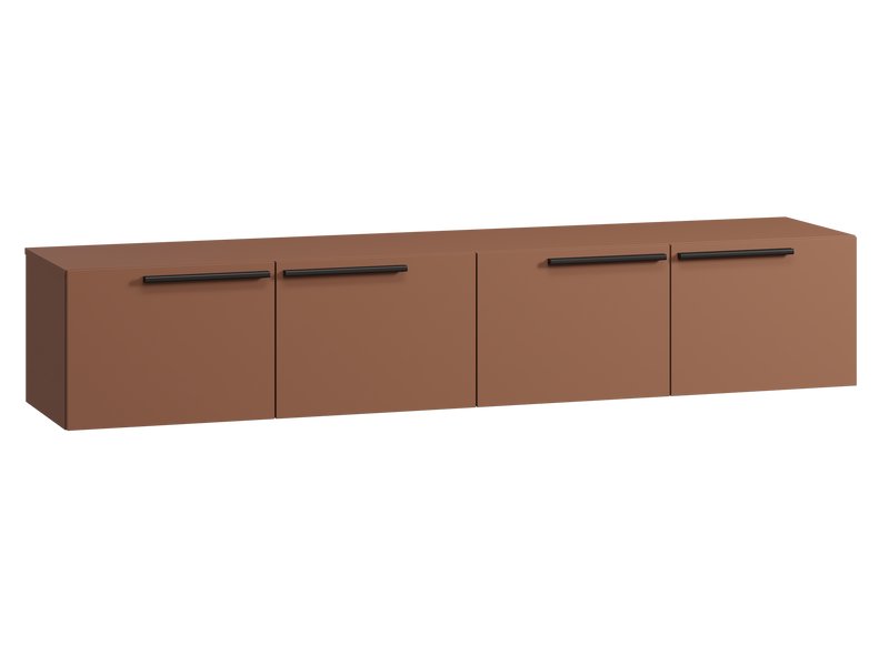 ТВ-тумба подвесная Кимбол 200x37 Терракотовый