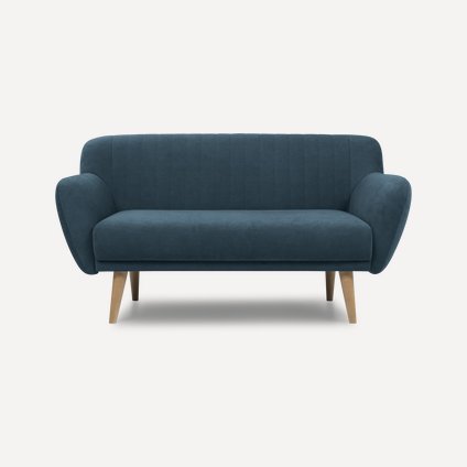 Диван прямой Соланс Velvet Deep Ocean