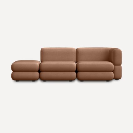 Диван модульный Brera-8 Velour Caramel