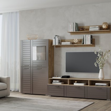 Модульная гостиная Ливорно-2 Графит