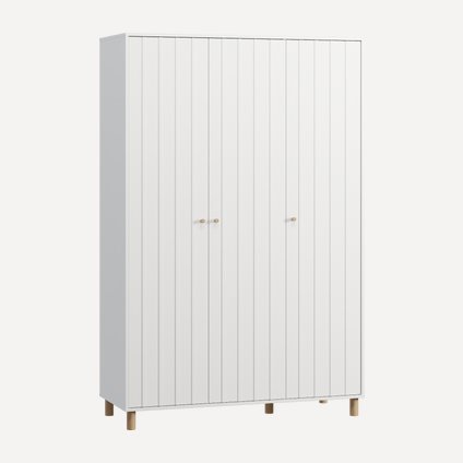 Распашной шкаф Моррис-3 Milk