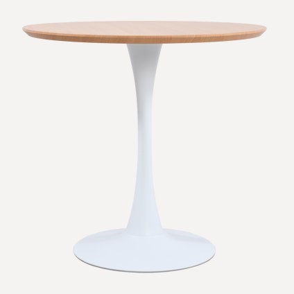 Кухонный стол Тюлип-3 80 Wood White