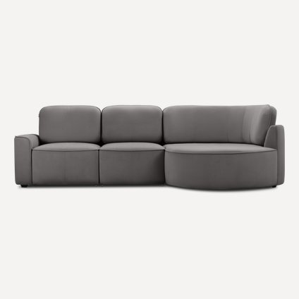 Диван угловой Шера Velvet Grey