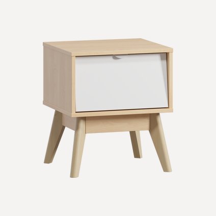 Тумба прикроватная Лесли Plywood White