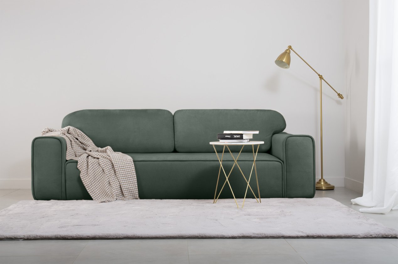 Диван прямой Виена Velvet Olive - фото 2 Диван прямой Виена Velvet Olive - фото 2