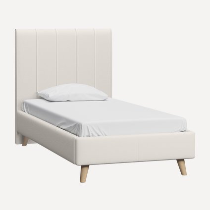 Кровать Шерона-Н 120 Букле Молочный