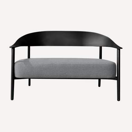 Диван садовый Айла Черный