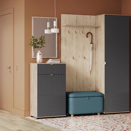 Модульная прихожая Монблан-3 Line Grafit