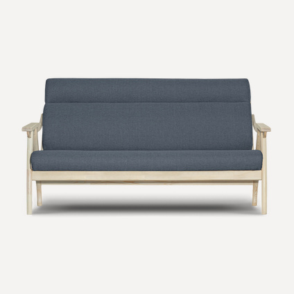 Диван прямой Котн Textile Navy Blue