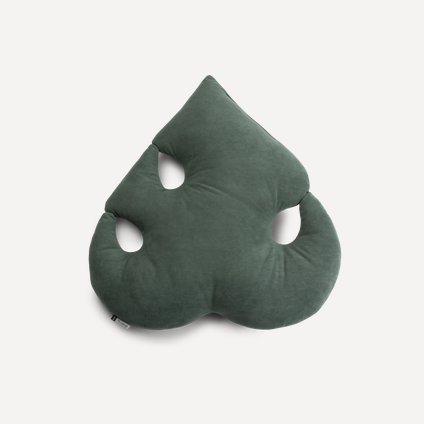 Подушка Лион Monstera Olive