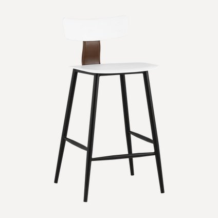 Стул полубарный ANT White