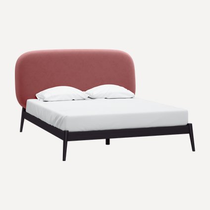 Кровать Саоми 140 Velvet Corall