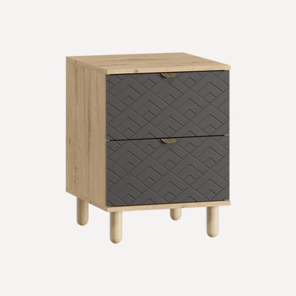 Тумба прикроватная Теджонс Art Grafit