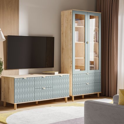 Модульная гостиная Теджонс-5 Leaf Mentol