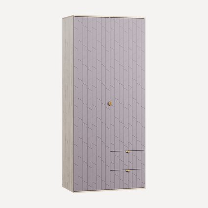 Распашной шкаф Монблан-2 Angle Lavanda