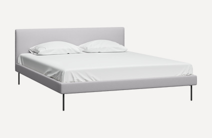 Кровать Амьен 140 Bucle Silver
