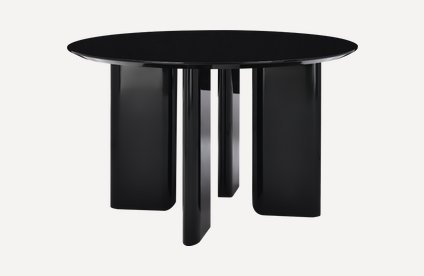 Обеденный стол Алмонт-2 Glossy Black