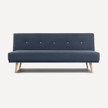 Диван прямой Виас Velvet Navy Blue