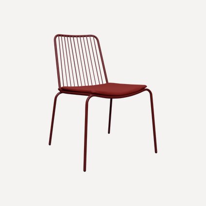 Стул Вилбурн Рогожка Бордовый