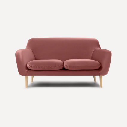 Диван прямой Дания-2 Barhat Salmon