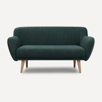 Диван прямой Соланс Velvet Emerald